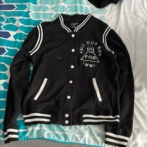 Fall Out Boy Black Varsity Jacket